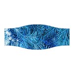 Blue Christmas Tree Branch Texture, Winter Texture, Tree Texture, Tree Branches Stretchable Headband