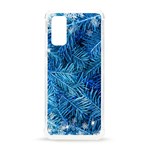 Blue Christmas Tree Branch Texture, Winter Texture, Tree Texture, Tree Branches Samsung Galaxy S20 6.2 Inch TPU UV Case