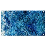 Blue Christmas Tree Branch Texture, Winter Texture, Tree Texture, Tree Branches Banner and Sign 7  x 4 