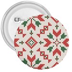 Christmas Texture, New Year, Red-green Christmas Ornament Texture 3  Buttons