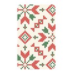 Christmas Texture, New Year, Red-green Christmas Ornament Texture Memory Card Reader (Rectangular)