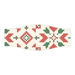 Christmas Texture, New Year, Red-green Christmas Ornament Texture Stretchable Headband