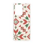 Christmas Texture, New Year, Red-green Christmas Ornament Texture Samsung Galaxy S20 Ultra 6.9 Inch TPU UV Case