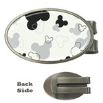 Mickey Mouse, Black, Classic, Cute, Disne Money Clips (Oval) 