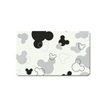 Mickey Mouse, Black, Classic, Cute, Disne Magnet (Name Card)