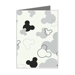 Mickey Mouse, Black, Classic, Cute, Disne Mini Greeting Card