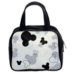 Mickey Mouse, Black, Classic, Cute, Disne Classic Handbag (Two Sides)