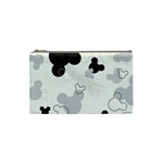 Mickey Mouse, Black, Classic, Cute, Disne Cosmetic Bag (Small)