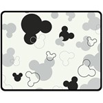 Mickey Mouse, Black, Classic, Cute, Disne Fleece Blanket (Medium)