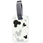 Mickey Mouse, Black, Classic, Cute, Disne Luggage Tag (one side)