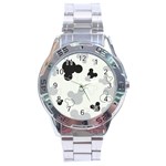 Mickey Mouse, Black, Classic, Cute, Disne Stainless Steel Analogue Watch