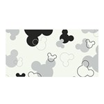 Mickey Mouse, Black, Classic, Cute, Disne Satin Wrap 35  x 70 