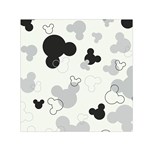 Mickey Mouse, Black, Classic, Cute, Disne Square Satin Scarf (30  x 30 )