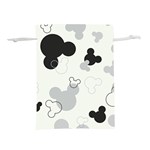 Mickey Mouse, Black, Classic, Cute, Disne Lightweight Drawstring Pouch (M)