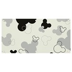 Mickey Mouse, Black, Classic, Cute, Disne Banner and Sign 4  x 2 