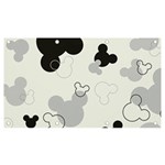 Mickey Mouse, Black, Classic, Cute, Disne Banner and Sign 7  x 4 