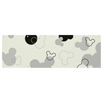 Mickey Mouse, Black, Classic, Cute, Disne Banner and Sign 12  x 4 