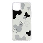 Mickey Mouse, Black, Classic, Cute, Disne iPhone 14 Plus TPU UV Print Case