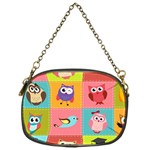 Owls Pattern, Abstract, Art, Desenho Chain Purse (One Side)