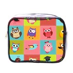 Owls Pattern, Abstract, Art, Desenho Mini Toiletries Bag (One Side)