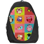 Owls Pattern, Abstract, Art, Desenho Backpack Bag