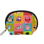 Owls Pattern, Abstract, Art, Desenho Accessory Pouch (Small)