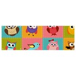 Owls Pattern, Abstract, Art, Desenho Banner and Sign 12  x 4 