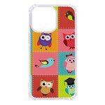 Owls Pattern, Abstract, Art, Desenho iPhone 13 Pro TPU UV Print Case