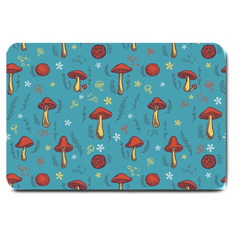 Whimsical Mushroom pattern Large Doormat from ArtsNow.com 30 x20  Door Mat