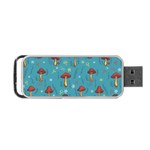 Whimsical Mushroom pattern Portable USB Flash (One Side)