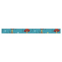 Whimsical Mushroom pattern Wristlet Pouch Bag (Small) from ArtsNow.com Strap Inside