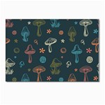 Whimsical Mushrooms pattern Postcards 5  x 7  (Pkg of 10)