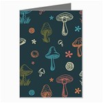 Whimsical Mushrooms pattern Greeting Card