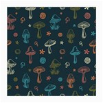 Whimsical Mushrooms pattern Medium Glasses Cloth