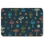 Whimsical Mushrooms pattern Large Doormat