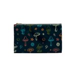 Whimsical Mushrooms pattern Cosmetic Bag (Small)