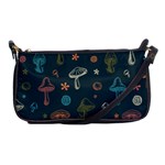 Whimsical Mushrooms pattern Shoulder Clutch Bag