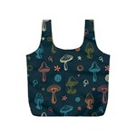 Whimsical Mushrooms pattern Full Print Recycle Bag (S)