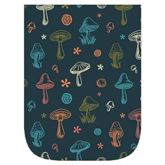 Whimsical Mushrooms pattern Waist Pouch (Large) from ArtsNow.com Front Pocket