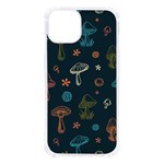 Whimsical Mushrooms pattern iPhone 13 TPU UV Print Case