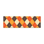 Halloween Argyle Pattern  Sticker Bumper (100 pack)