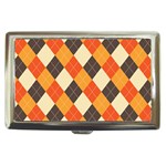 Halloween Argyle Pattern  Cigarette Money Case