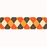 Halloween Argyle Pattern  Large Bar Mat