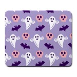 Boo crew halloween season Large Mousepad