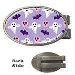 Boo crew halloween season Money Clips (Oval) 