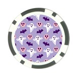 Boo crew halloween season Poker Chip Card Guard