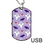 Boo crew halloween season Dog Tag USB Flash (One Side)