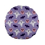 Boo crew halloween season Standard 15  Premium Flano Round Cushions