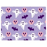 Boo crew halloween season Two Sides Premium Plush Fleece Blanket (Baby Size)