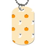 Pumpkin and boo crew halloween  Dog Tag (Two Sides)